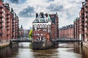 Hamburg harbour image